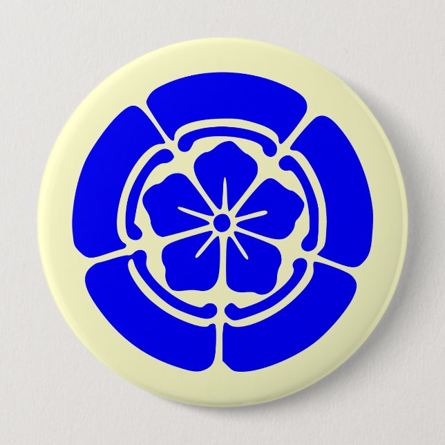 Oda Kamon, Japan Button (Front)