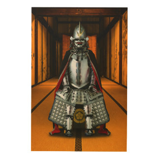 Oda Nobunaga Armor Wood Wall Art 24x36