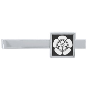 Oda Uri Silver Finish Tie Bar
