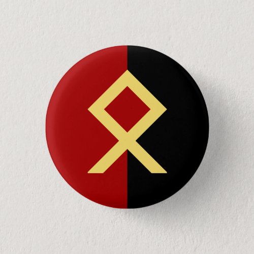 Odal Rune Badge Button