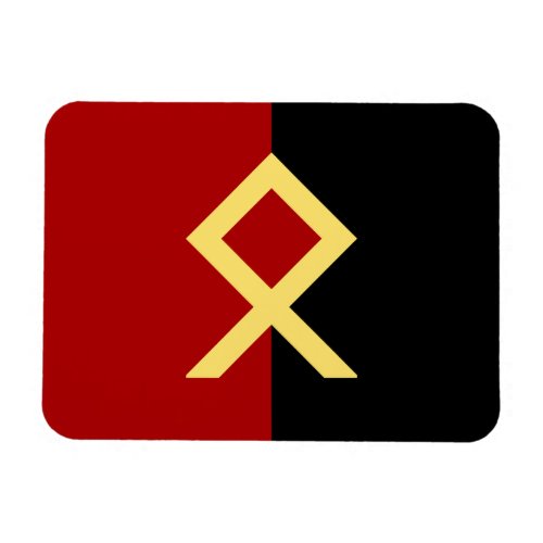 Odal Rune Flag Magnet
