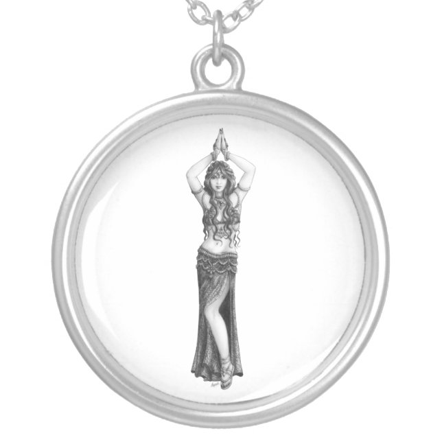 Odalisk Silver Plated Necklace (Front)