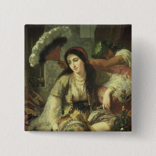 Odalisque Pinback Button