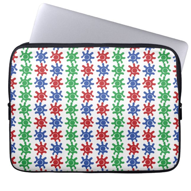 Odd Abstract Pattern Laptop Sleeve 13-inch (Front)