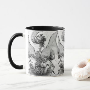 Odd Bone Fellow Goth Horror Skeleton Monster Art Mug