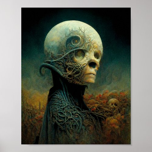 Odd Creature Dark Fantasy Horror Art Poster