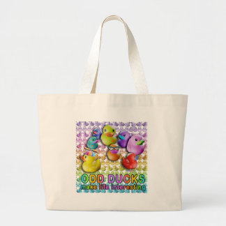 Odd Ducks - Rubber Duckies Large Tote Bag