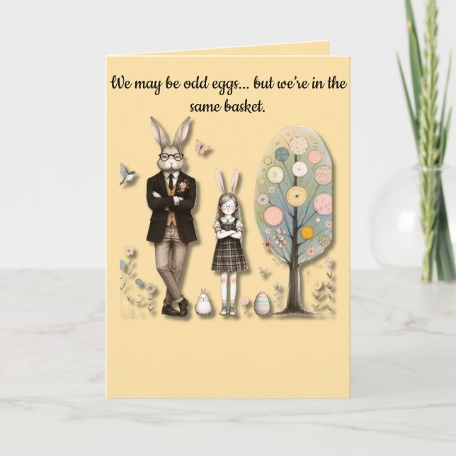 Odd Eggs Greeting Card (Front)