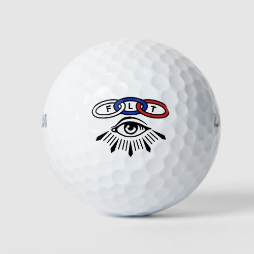 Odd Fellow Eye and Three Links Golf Ball