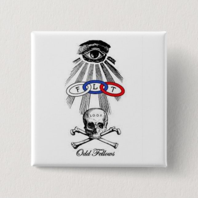 odd fellows button (Front)