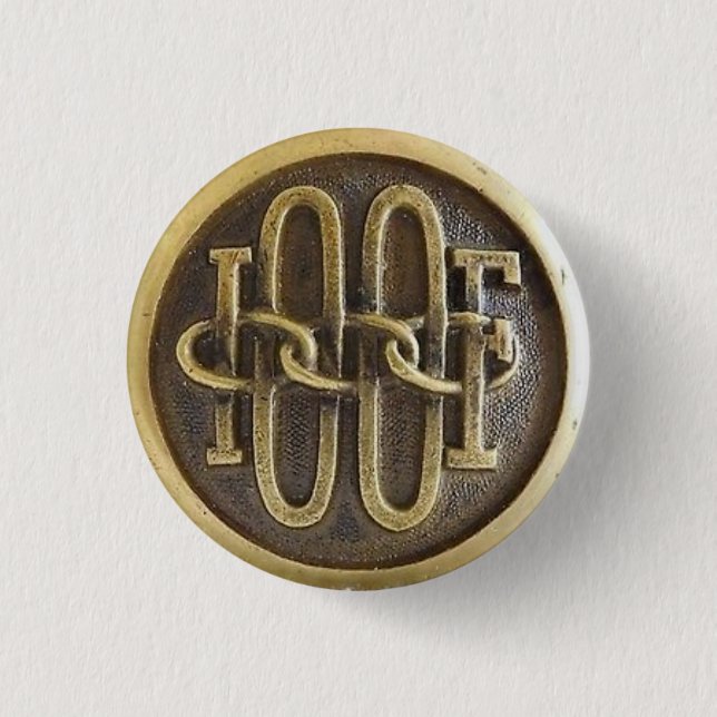 Odd Fellows Doorknob Button (Front)