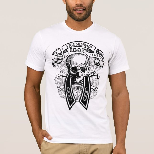 Odd Fellows FLT Skull and Collar T-Shirt (Front)