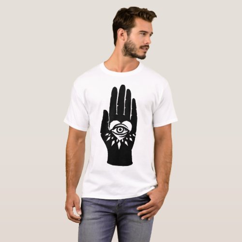 Odd Fellows Heart in Hand with All Seeing Eye T_Shirt