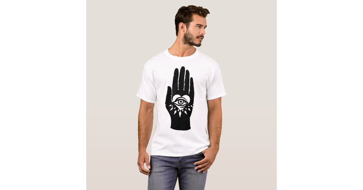 Odd Fellows Heart in Hand with All Seeing Eye T-Shirt | Zazzle