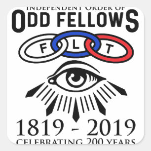 Odd Fellows Links and Eye 200th Stickers