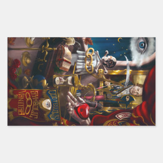 Odd Fellows Symbolic Vanitas Rectangular Sticker