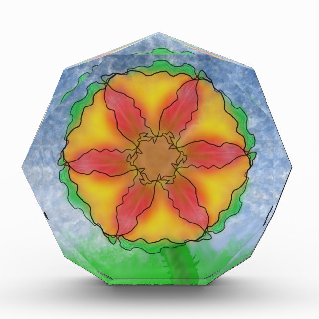 Odd Flower Acrylic Award (Front)