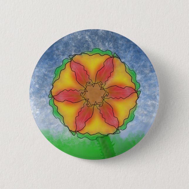 Odd Flower Button (Front)