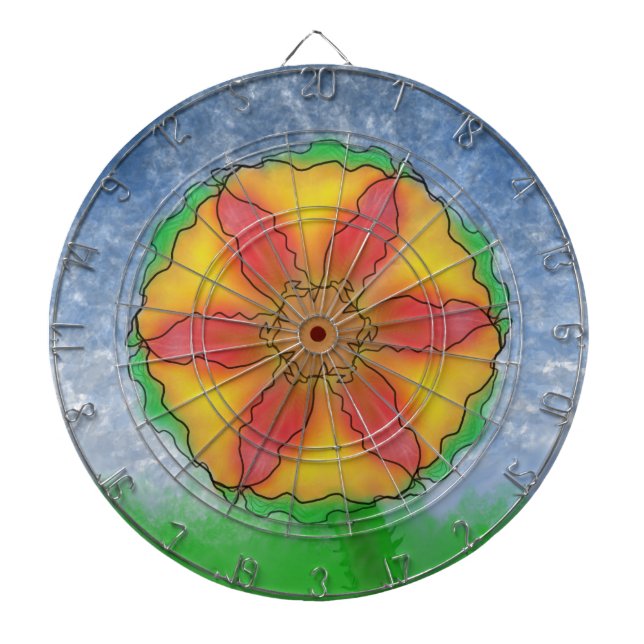 Odd Flower Dartboard (Front)