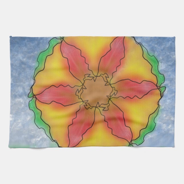 Odd Flower Towel (Horizontal)