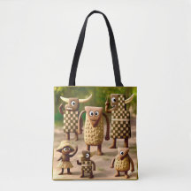 Odd Friends – Forest Checker & Dots Clan Poster