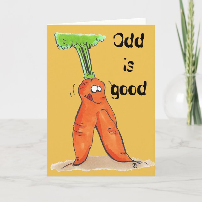 Odd is good cart card (Front)