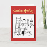 Odd Job Handyman Christmas Card