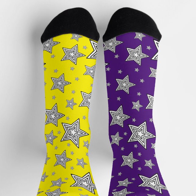 Odd Socks With Stars (Top)