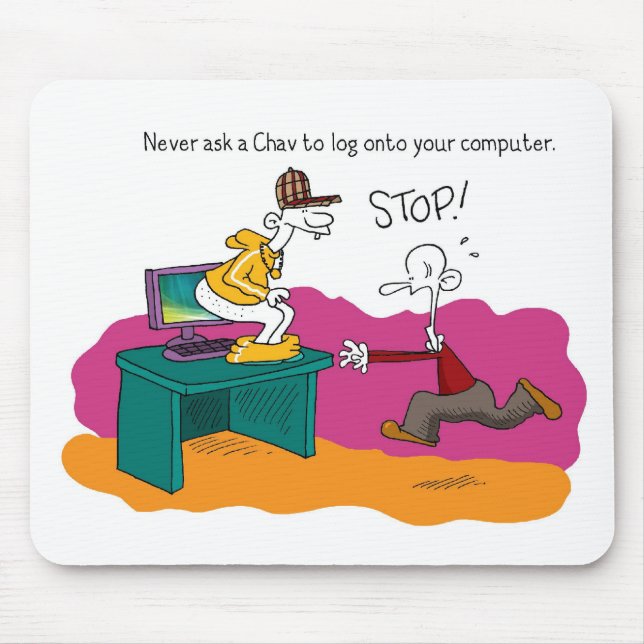 Odd Squad Chav Mouse Mat (Front)