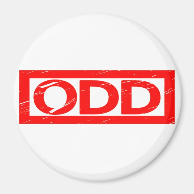 Odd Stamp Magnet (Front)