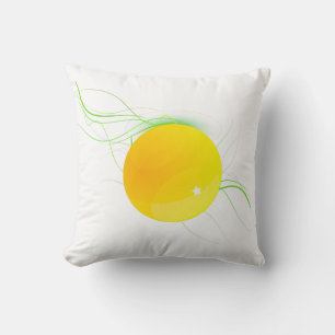 Odd Yellow Dot American MoJo Pillow
