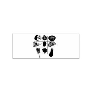 Oddball Jack o'lantern Medley Thunder_Cove Rubber Stamp