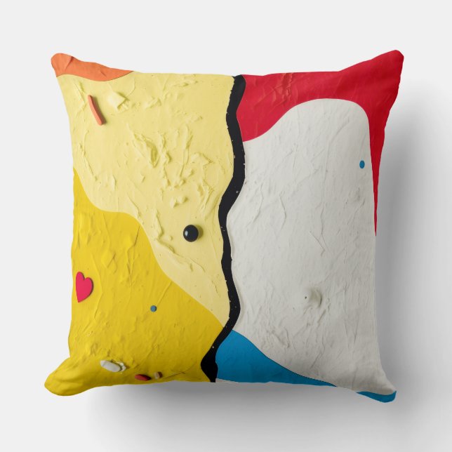 Oddball Throw Pillow (Front)