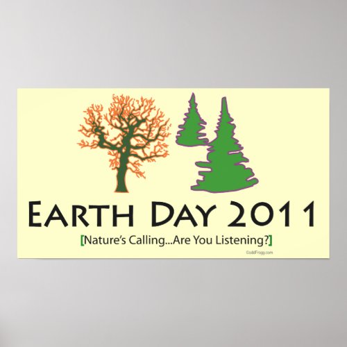 oddFrogg Earth Day 2011 Poster