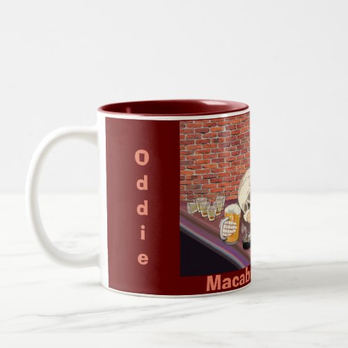 Oddie Beaus Macabre Matinee Two_Tone Coffee Mug