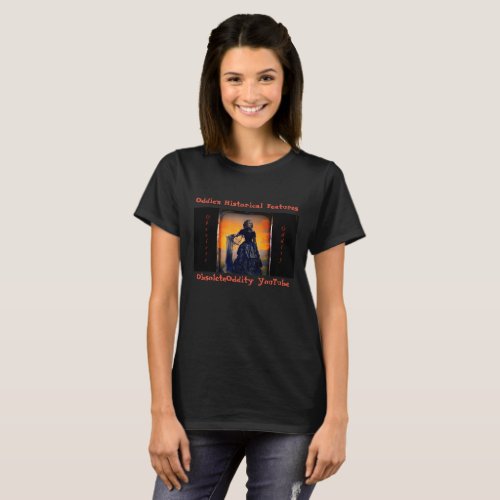 Oddies Historical Features _ Black Widow T_Shirt