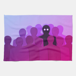 Oddity Surreal Pink Aesthetic Weirdo Kitchen Towel