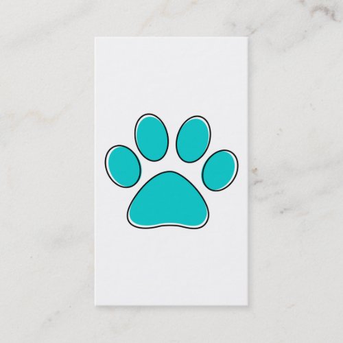 oddRex pet paw Business Card