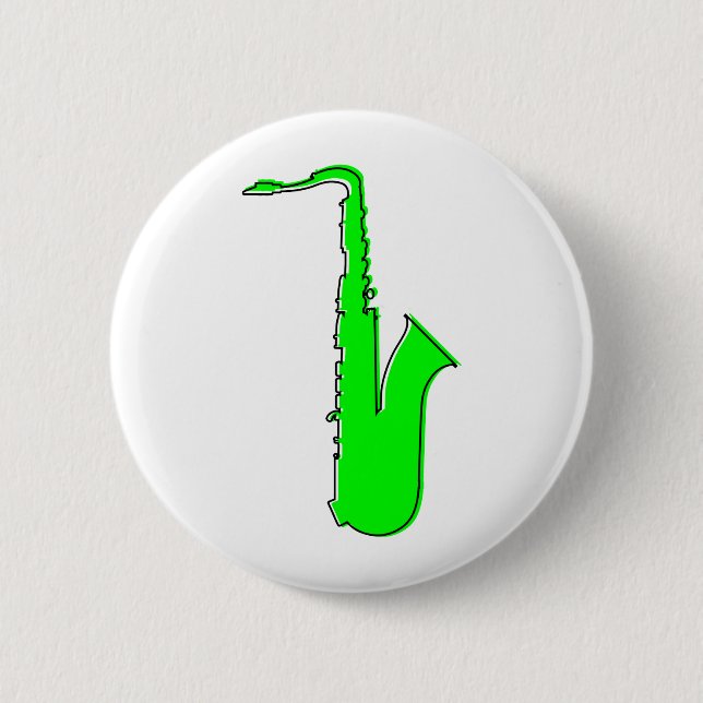 oddRex saxophone Pinback Button (Front)