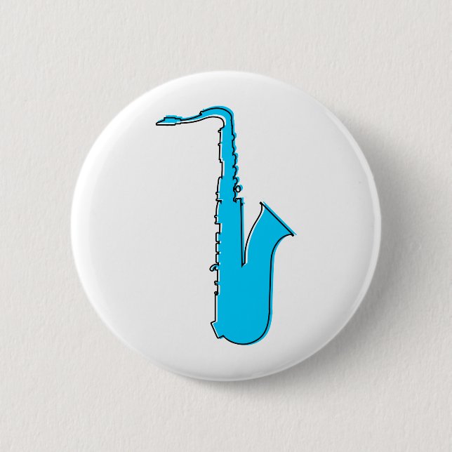 oddRex saxophone Pinback Button (Front)