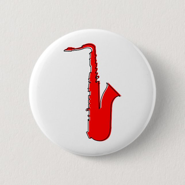 oddRex saxophone Pinback Button (Front)