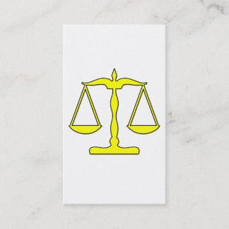 oddRex scales of justice Business Card
