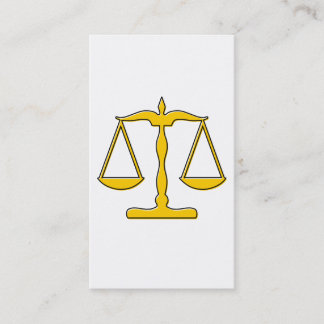 oddRex scales of justice Business Card