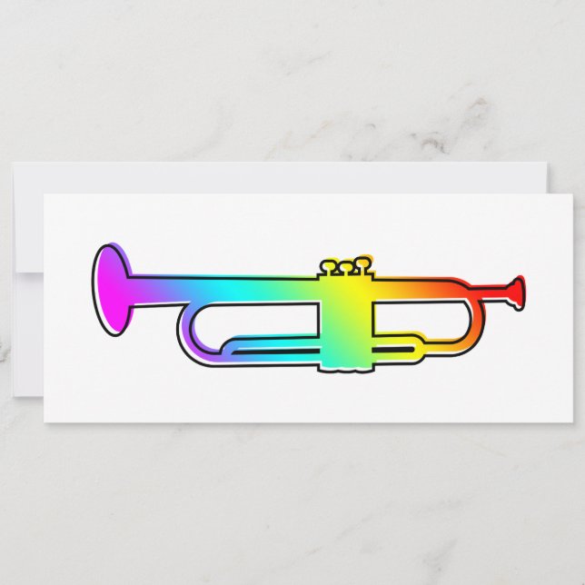 oddRex trumpet Invitation (Front)