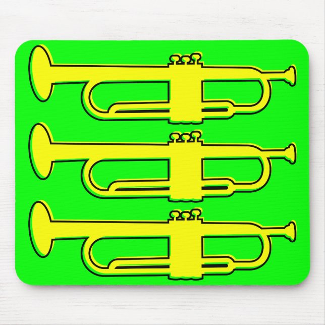 oddRex trumpets Mouse Pad (Front)