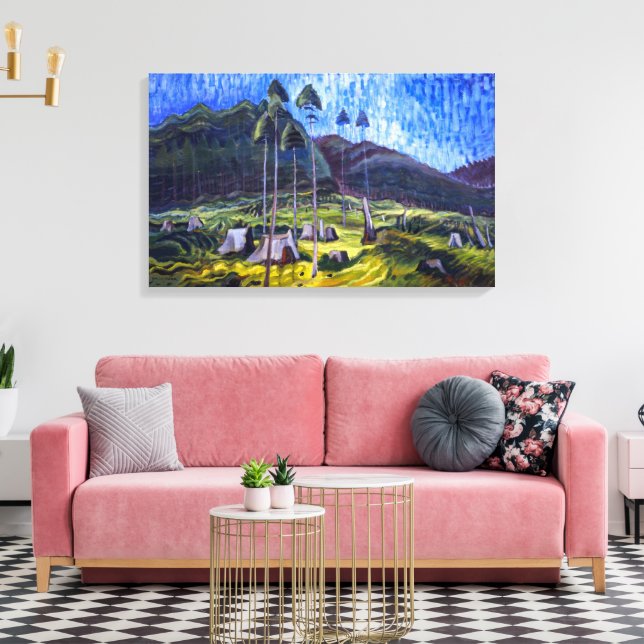 Odds and Ends | Emily Carr | Canvas Print (Insitu(LivingRoom))