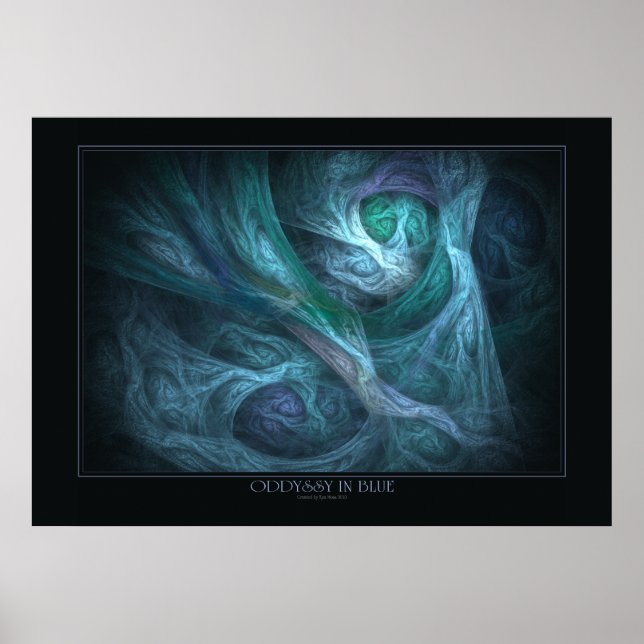 Oddyssy In Blue Print (Front)