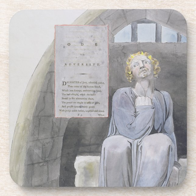 Ode to Adversity, design 37 from 'The Poems of Tho Beverage Coaster (Front)