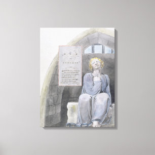 Ode to Adversity, design 37 from 'The Poems of Tho Canvas Print