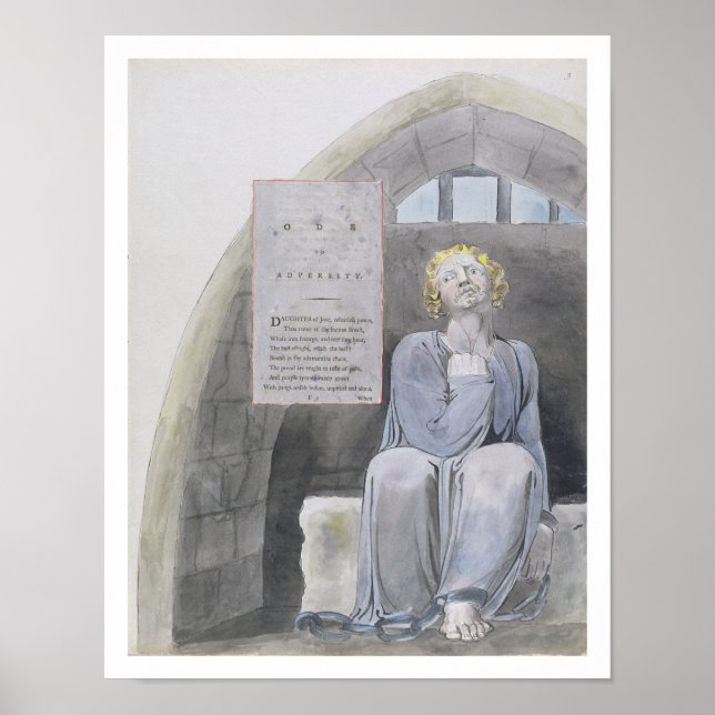 Ode to Adversity, design 37 from 'The Poems of Tho Poster (Front)